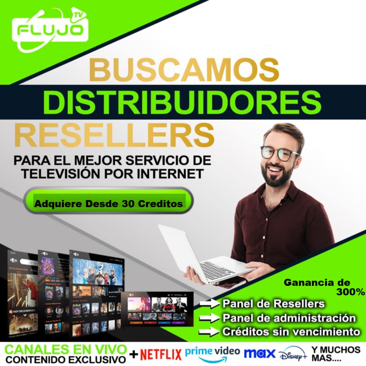 Panel Flujo Reseller 